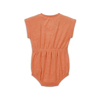 Nike Essentials Baby (12-24M) Jacquard Towel Terry Romper