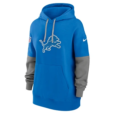 Detroit Lions Sideline Essential Women's Nike NFL Pullover Hoodie
