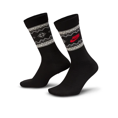 Nike Everyday Essentials Fair Isle Crew Socks (1 Pair)