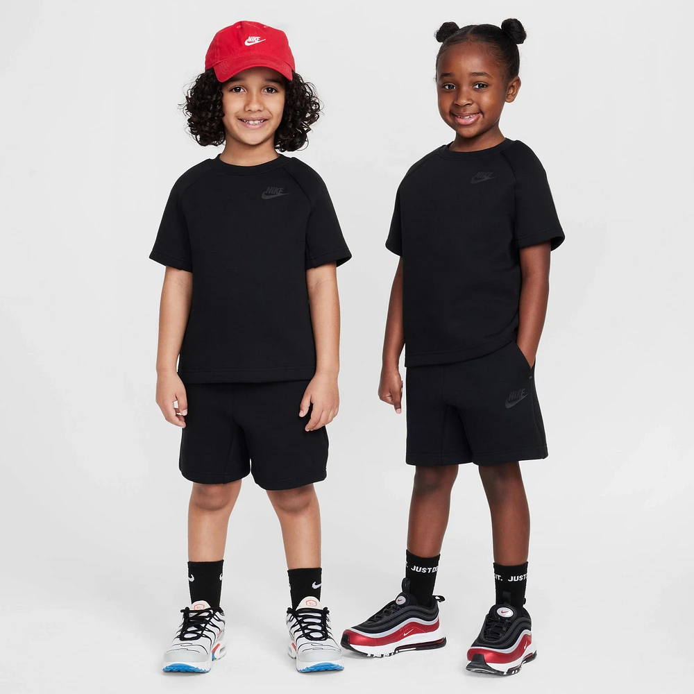 Nike Toddler Tech Fleece Tee and Shorts Set