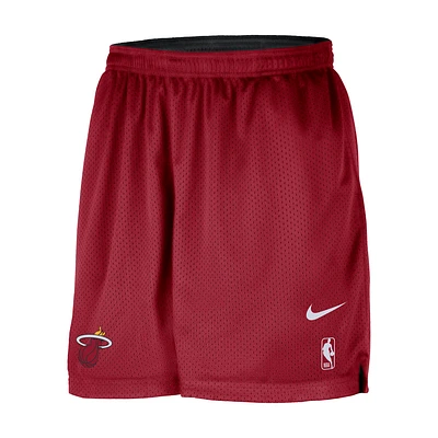 Miami Heat Courtside Men's Nike NBA Mesh Practice Shorts