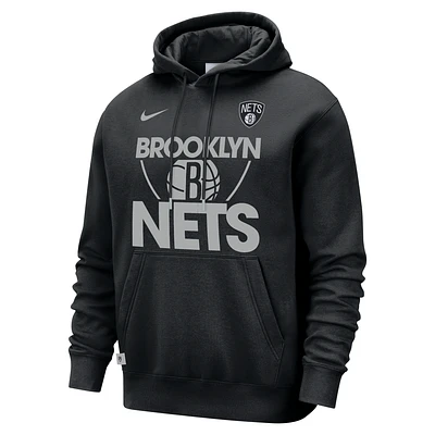 Brooklyn Nets Club Courtside Men's Nike NBA Pullover Hoodie
