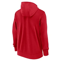 Philadelphia Phillies Knockout Script Men's Nike MLB Full-Zip Hoodie