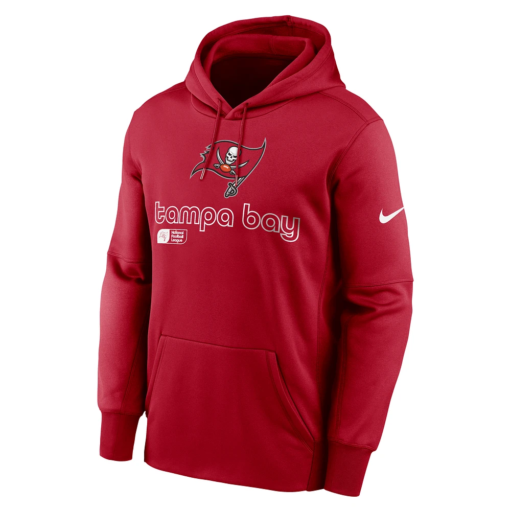 Tampa Bay Buccaneers Icon Men’s Nike Therma NFL Pullover Hoodie