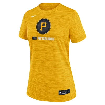 Pittsburgh Pirates Authentic Collection City Connect Velocity Women's Nike Dri-FIT MLB T-Shirt