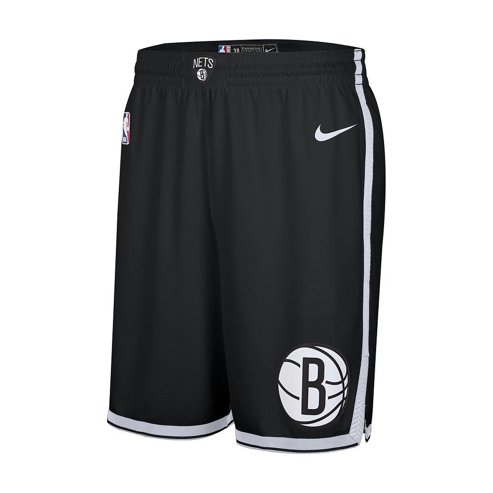 Brooklyn Nets 2024/25 Swingman Icon Edition Men's Nike Dri-FIT NBA Replica Shorts