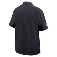 Houston Texans Sideline Coach Men's Nike NFL 1/2-Zip Short-Sleeve Jacket