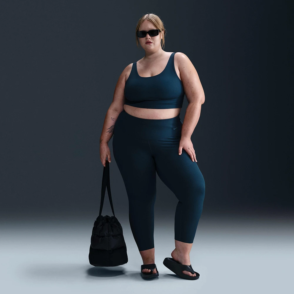 Nike Zenvy Rib Women's High-Waisted 7/8 Leggings