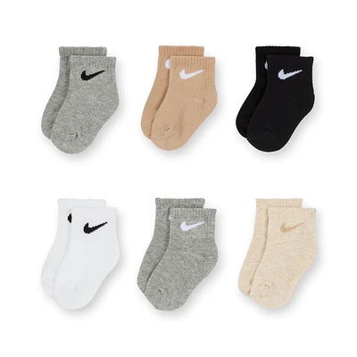 Nike Swoosh Baby/Toddler Ankle Socks (6 Pairs