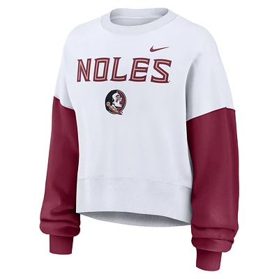 Florida State Seminoles Primetime Women's Nike College Pullover Crew