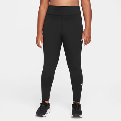 Nike One Big Kids' (Girls') Dri-FIT High-Waisted Leggings (Extended Size)