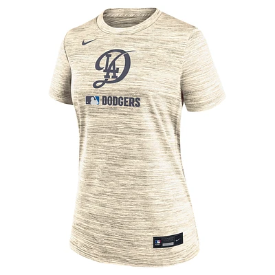 Los Angeles Dodgers Authentic Collection City Connect Velocity Women's Nike Dri-FIT MLB T-Shirt
