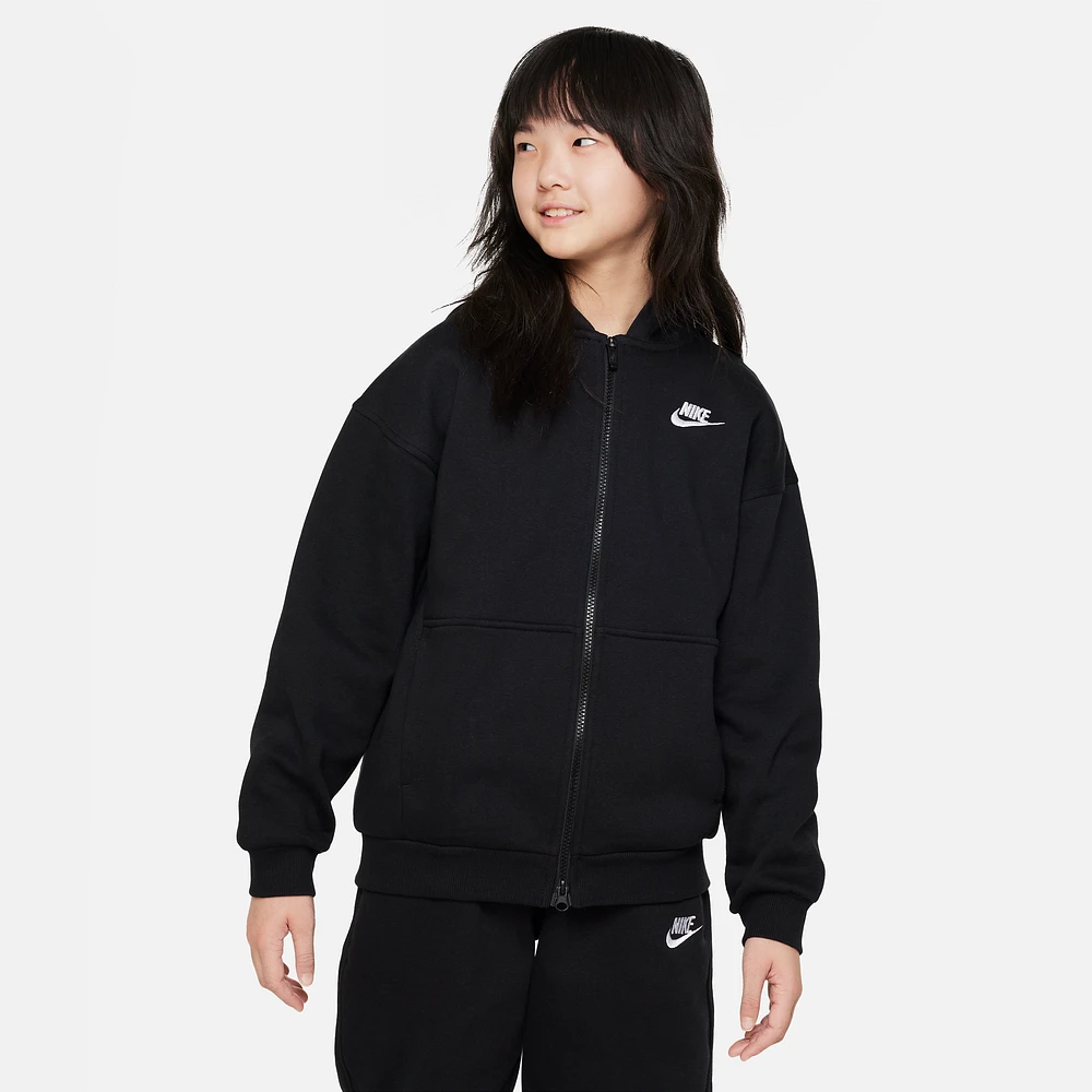 Nike Sportswear Club Little Kids' Fleece Full-Zip Hoodie