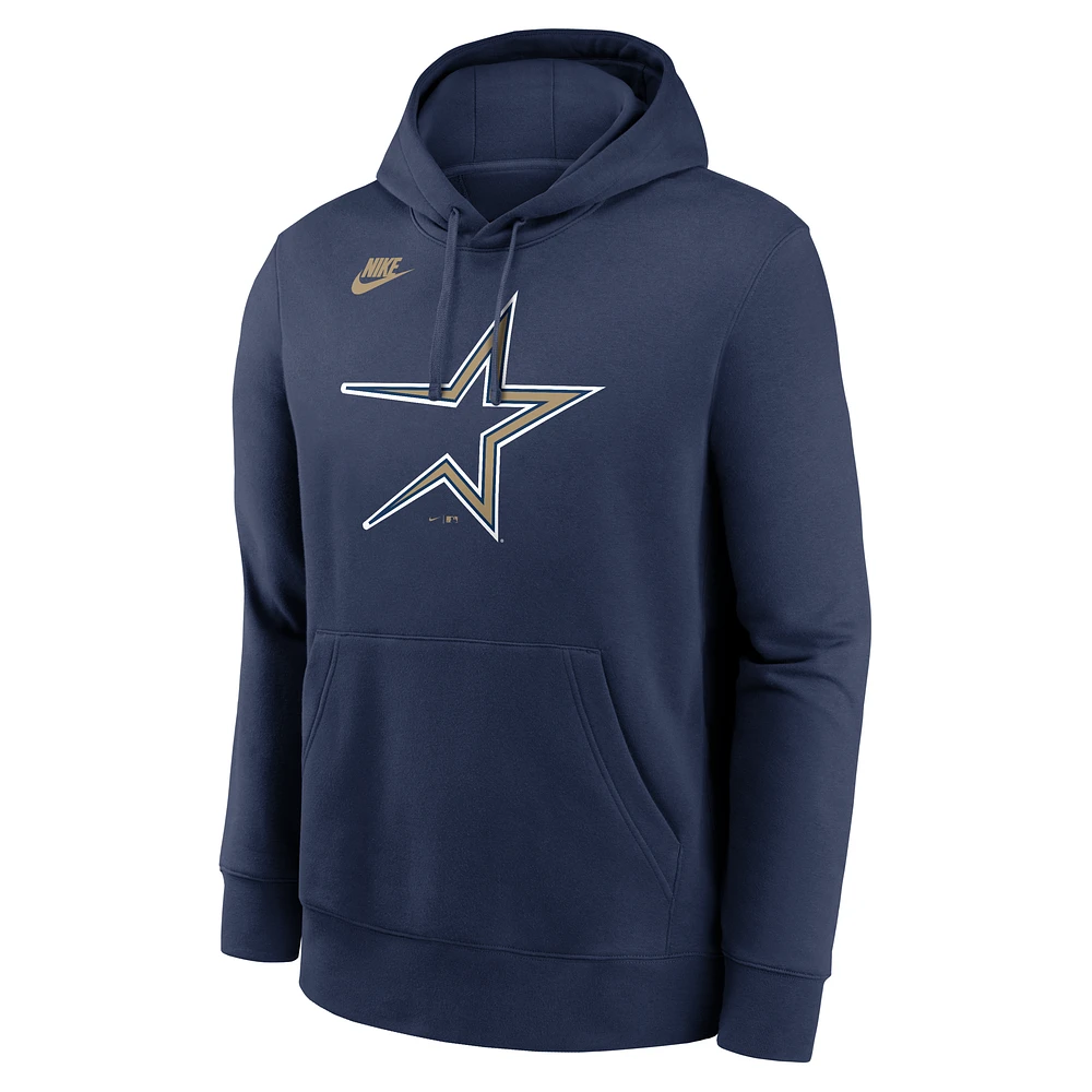 Houston Astros Cooperstown Logo Club Men's Nike MLB Pullover Hoodie