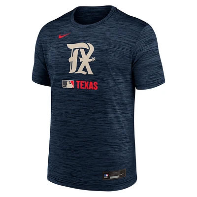 Texas Rangers Authentic Collection City Connect Velocity Men's Nike Dri-FIT MLB T-Shirt
