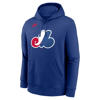 Montreal Expos Cooperstown Logo Club Men's Nike MLB Pullover Hoodie