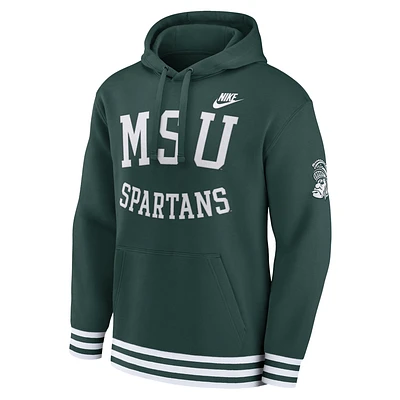 Michigan State Spartans Legacy Retro Men’s Nike College Pullover Hoodie