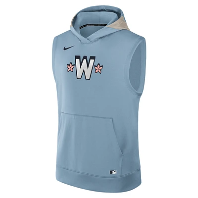 Washington Nationals Authentic Collection City Connect Men’s Nike Dri-FIT MLB Sleeveless Pullover Hoodie