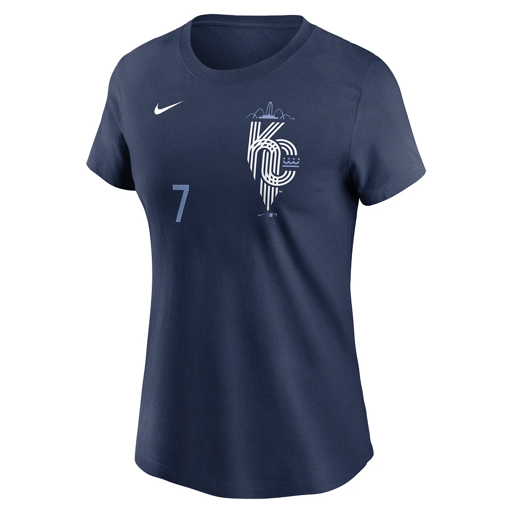 Bobby Witt Jr. Kansas City Royals Connect Fuse Women's Nike MLB T-Shirt