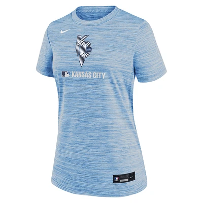 Kansas City Royals Authentic Collection Connect Velocity Women's Nike Dri-FIT MLB T-Shirt