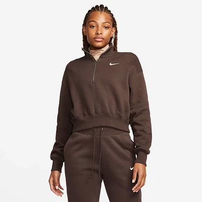 Nike Sportswear Phoenix Fleece Women's 1/4-Zip Cropped Sweatshirt