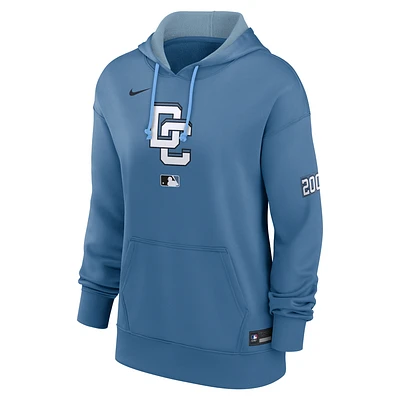 Washington Nationals Authentic Collection City Connect Women's Nike Therma MLB Pullover Hoodie
