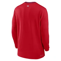 Philadelphia Phillies Authentic Collection Men's Nike Dri-FIT MLB 1/2-Zip Long-Sleeve Top