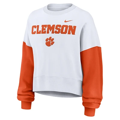 Clemson Tigers Primetime Women's Nike College Pullover Crew