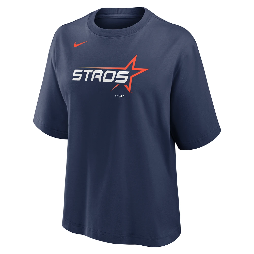 Houston Astros City Connect Boxy Women's Nike MLB T-Shirt