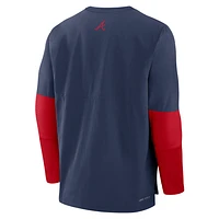 Atlanta Braves Authentic Collection Player Men's Nike Dri-FIT MLB Pullover Sweatshirt