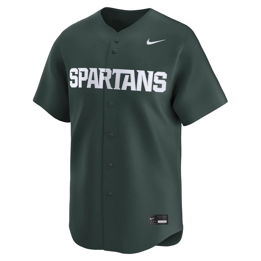 Michigan State Spartans Men's Nike College Limited Baseball Jersey