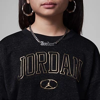 Jordan Big Kids' 1st Baby Blue Crew Top