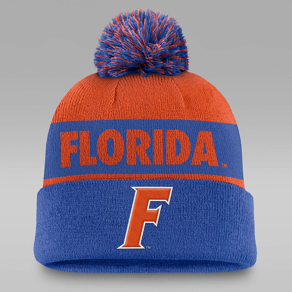 Florida Gators Primetime Peak Men's Nike College Cuffed Pom Beanie