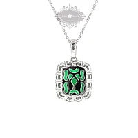 Sterling Silver Cubic Zirconia Necklace