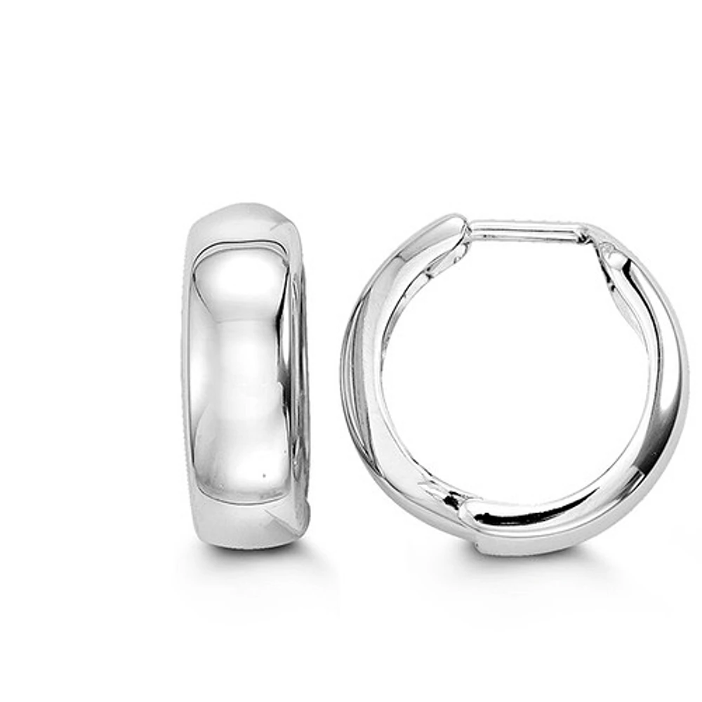 10kt Gold Bella Huggies Hoop Earrings