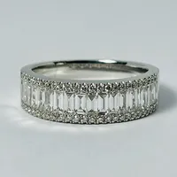 18kt White Gold Diamond Band