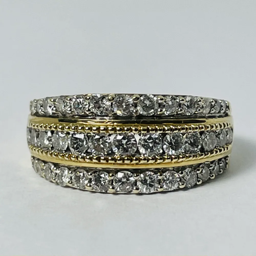 10kt Gold 1.00ct Diamond Band