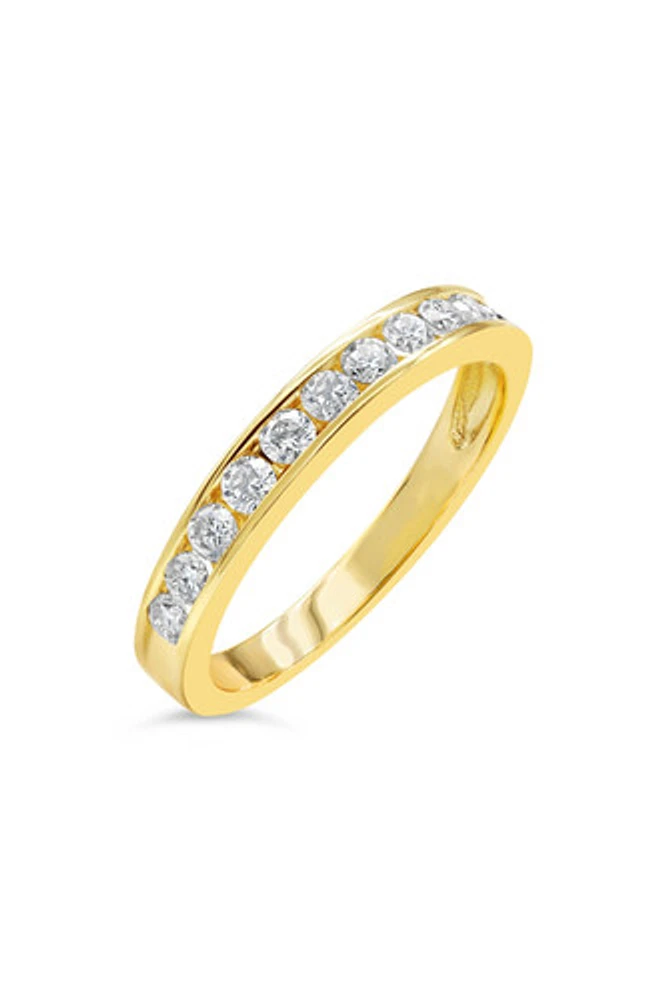 10K GOLD DIAMOND 0.50TDW CHANNEL SET BAND