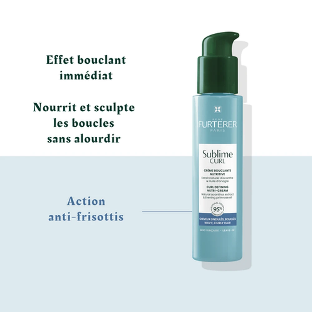 Rene Furterer - Sublime Curl - Rituel Boucles - Crème Bouclante Nutritive