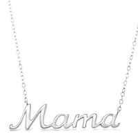 Sterling Silver Mama Necklace 142490