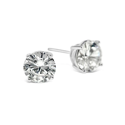 Sterling Silver Cubic Zirconia Round 2mm Studs 9001453