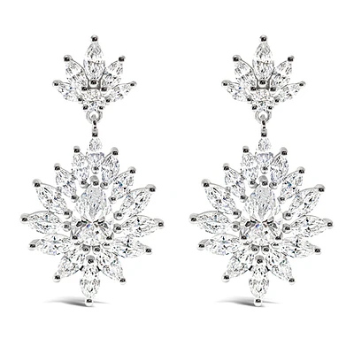 Sterling Silver Cubic Zirconia Earrings 146685