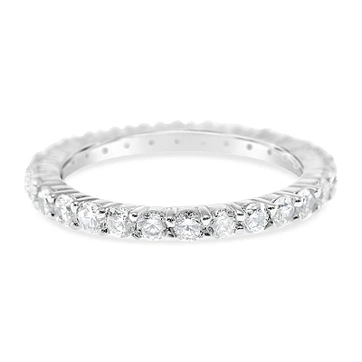 Sterling Silver Cubic Zirconia Ring