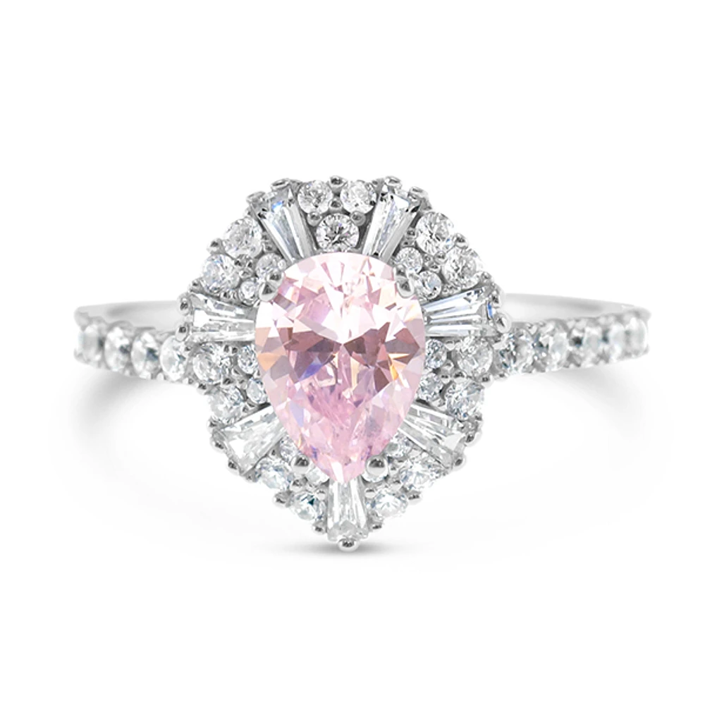 Sterling Silver Cubic Zirconia Ring