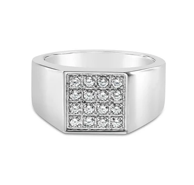 Men's Stainless Steel Cubic Zirconia Ring 142458