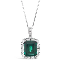 Sterling Silver Cubic Zirconia Necklace