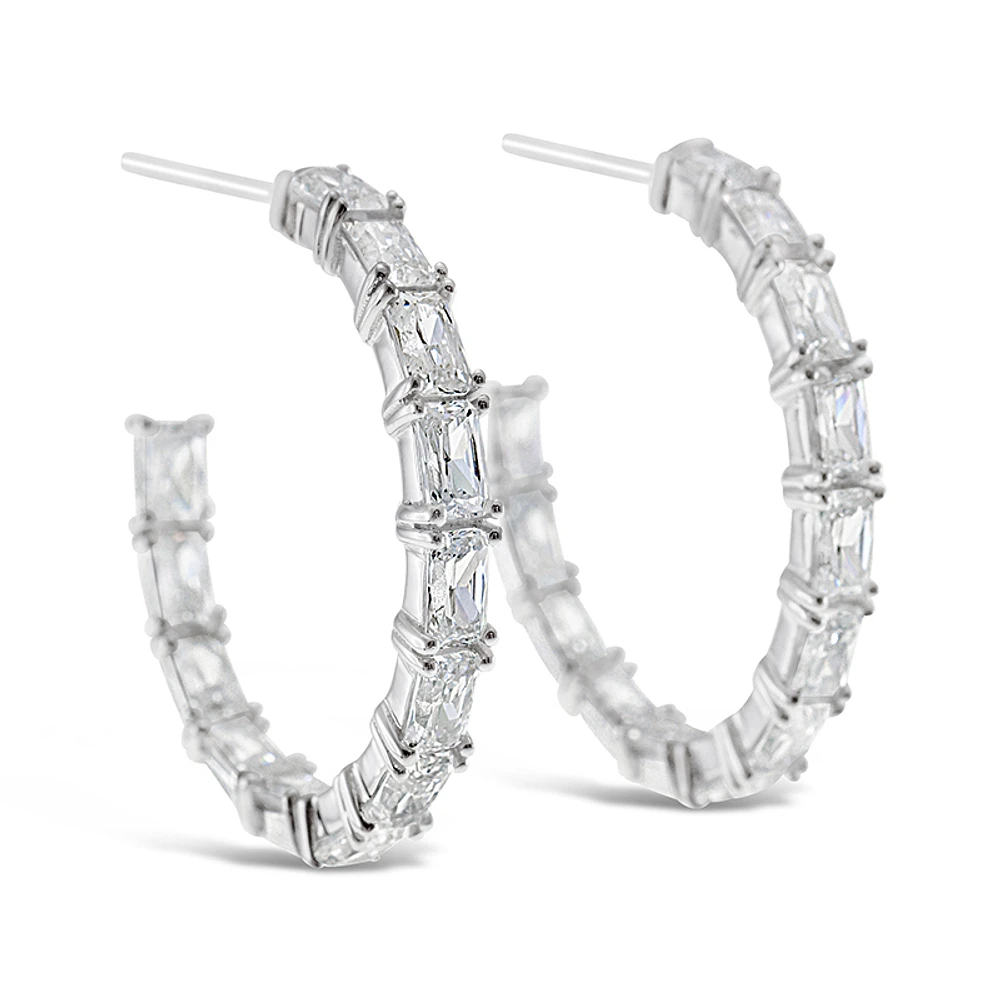 Sterling Silver Cubic Zirconia Earrings 141675
