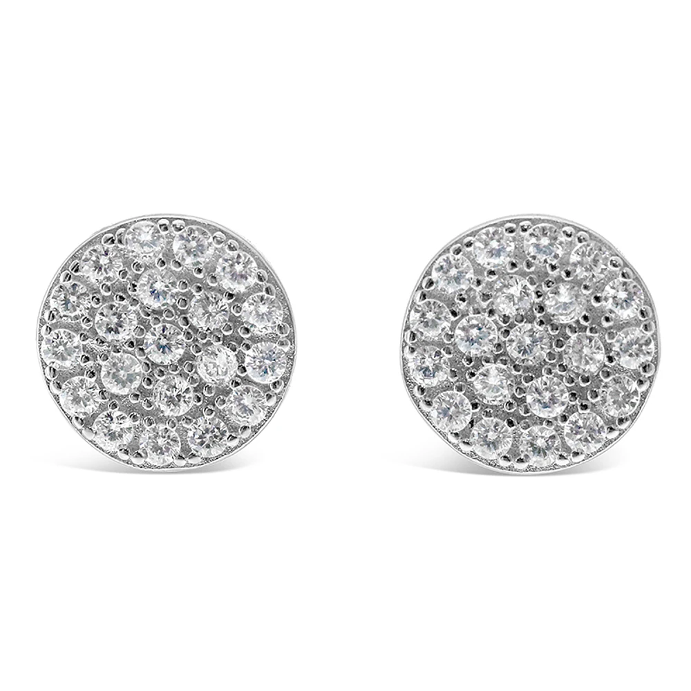 Sterling Silver Cubic Zirconia Earrings 129281