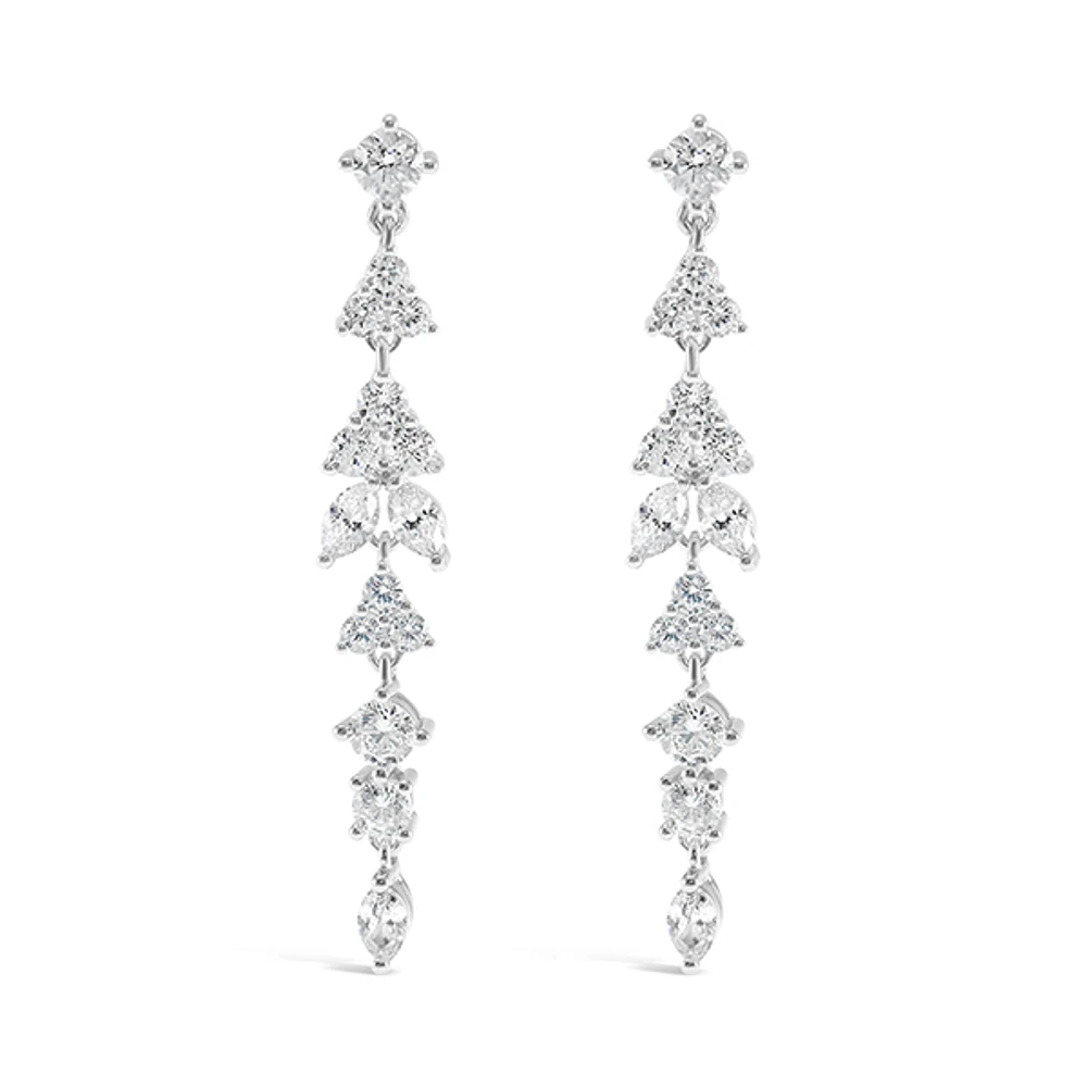 Sterling Silver Cubic Zirconia Earrings 151262