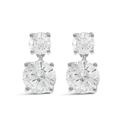 Sterling Silver Cubic Zirconia Earrings